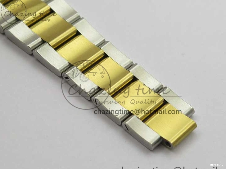 MiroTime 0520 Daytona 116520 SS YG UBF Best Edition Ice Blue MOP Crystal Markers Dial on SS YG Bracelet A Casual 2936